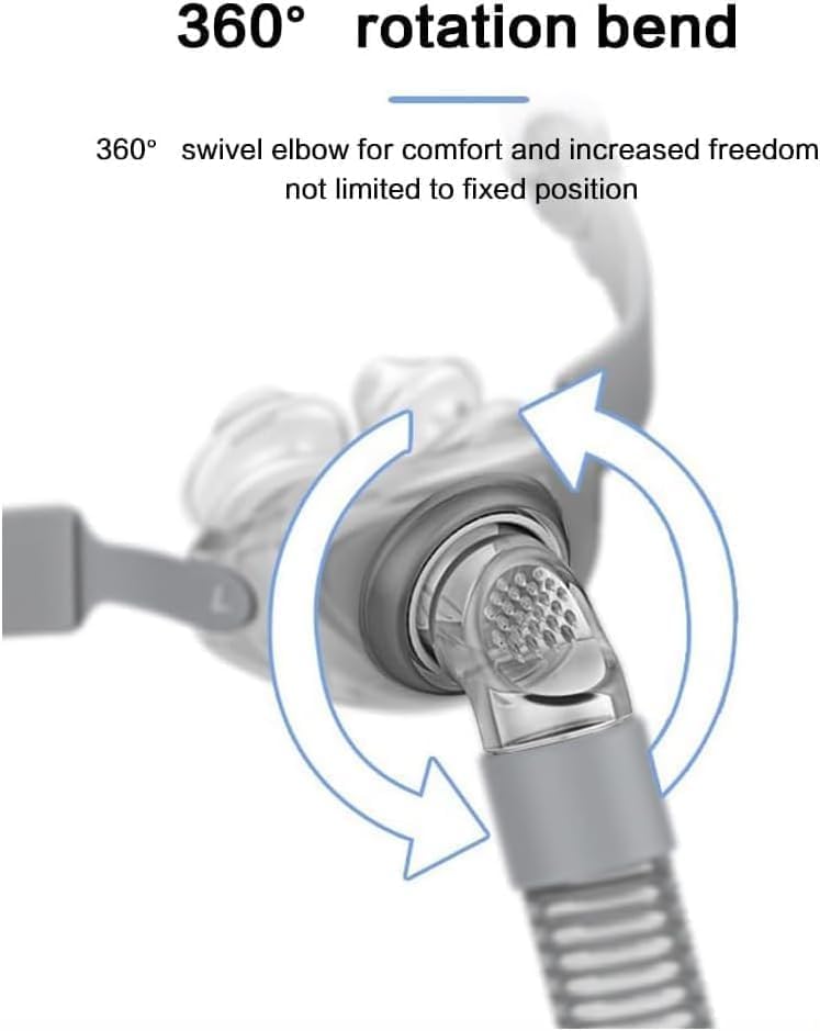 Unsvorns tubo y marco, conexión fiable para dispositivos CPAP