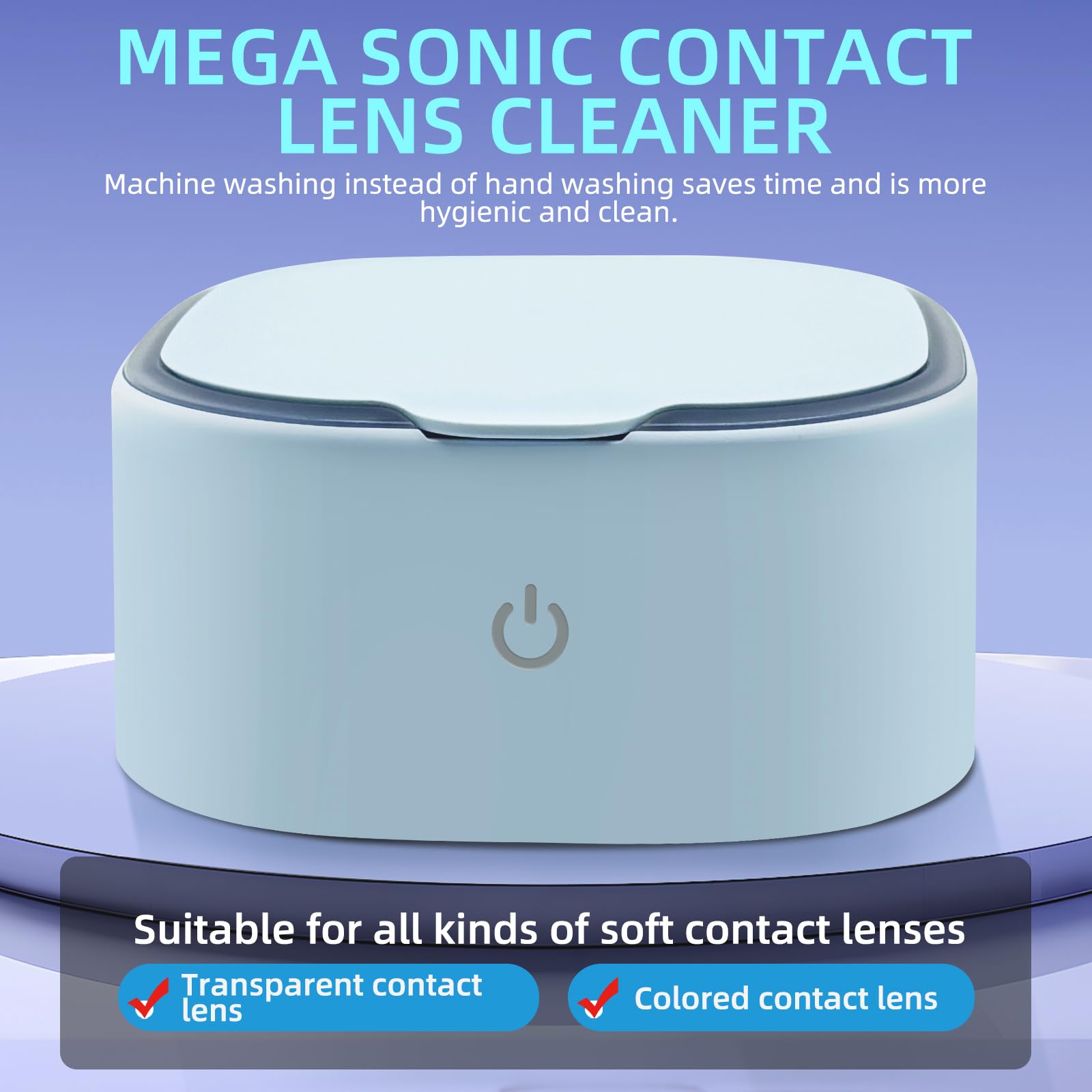 Cable USB incluido para configuración rápida y limpia con UpaClaire Mega Sonic Cleaner.