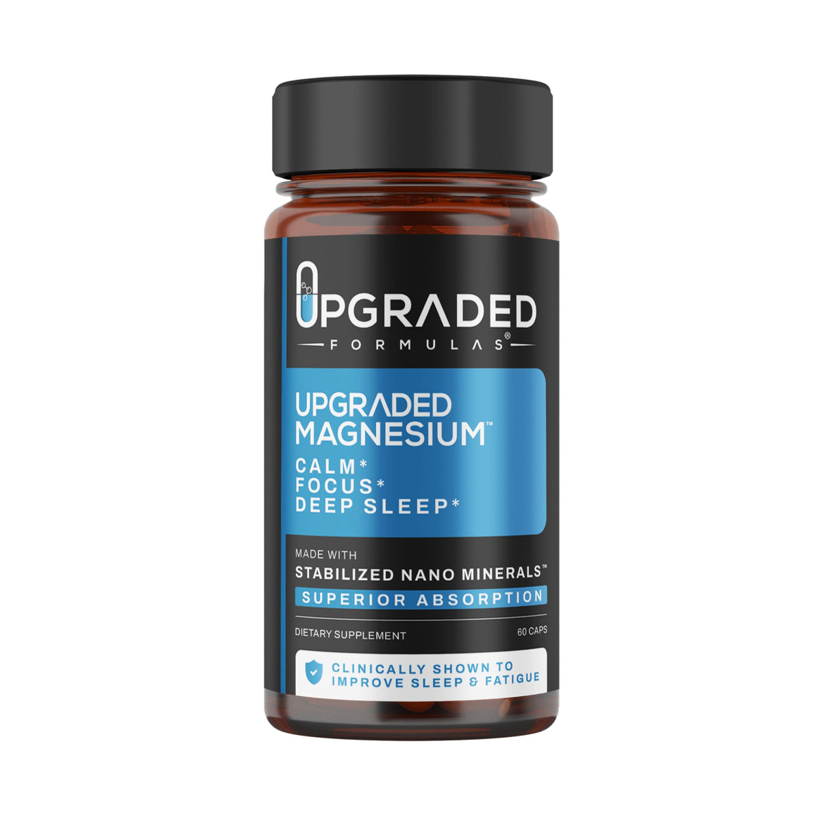 Upgraded Formulas Nano Magnesium: cápsulas fáciles de tomar para descansar mejor