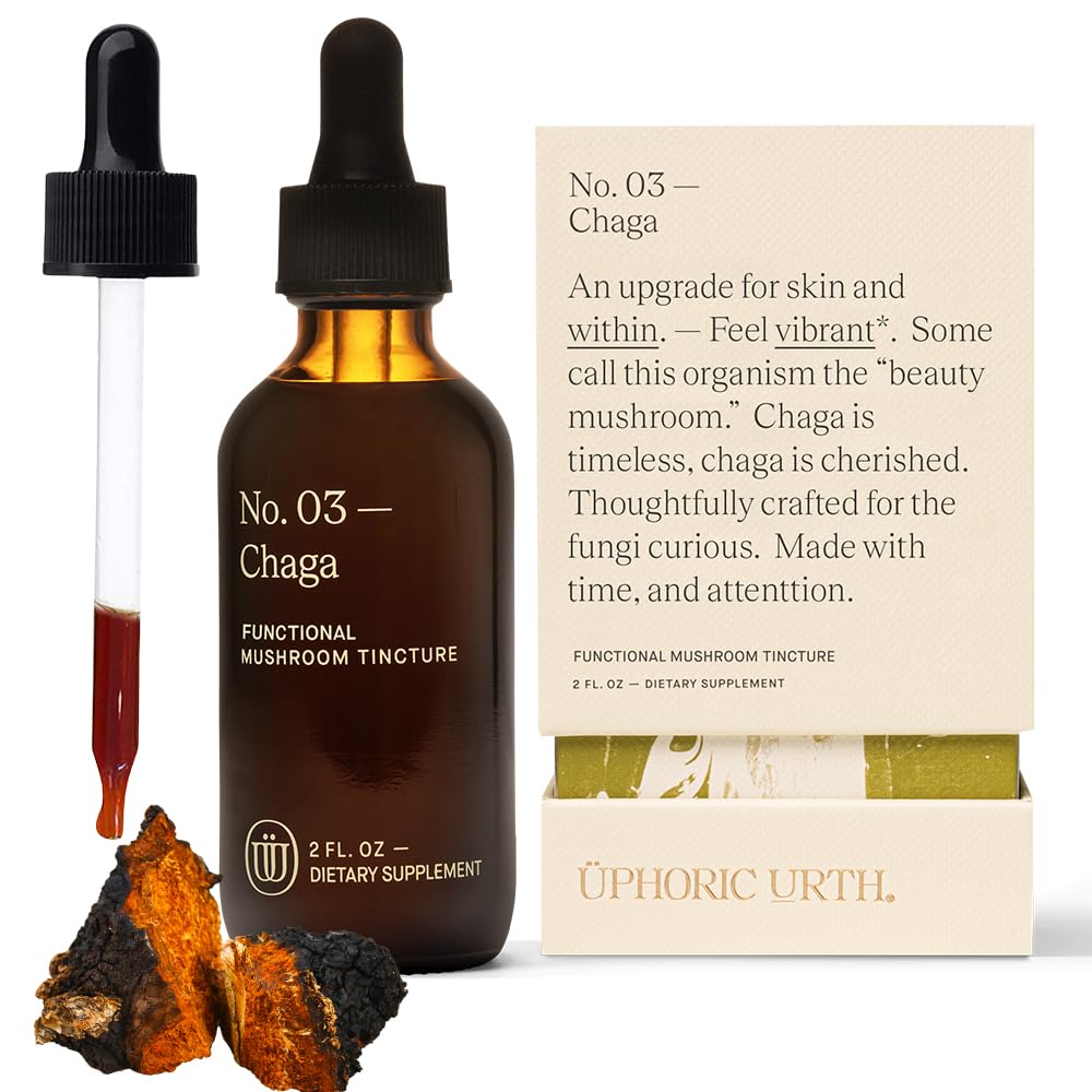 UPHORIC URTH extracto de chaga en frasco con gotero para antioxidantes posibles y uso diario
