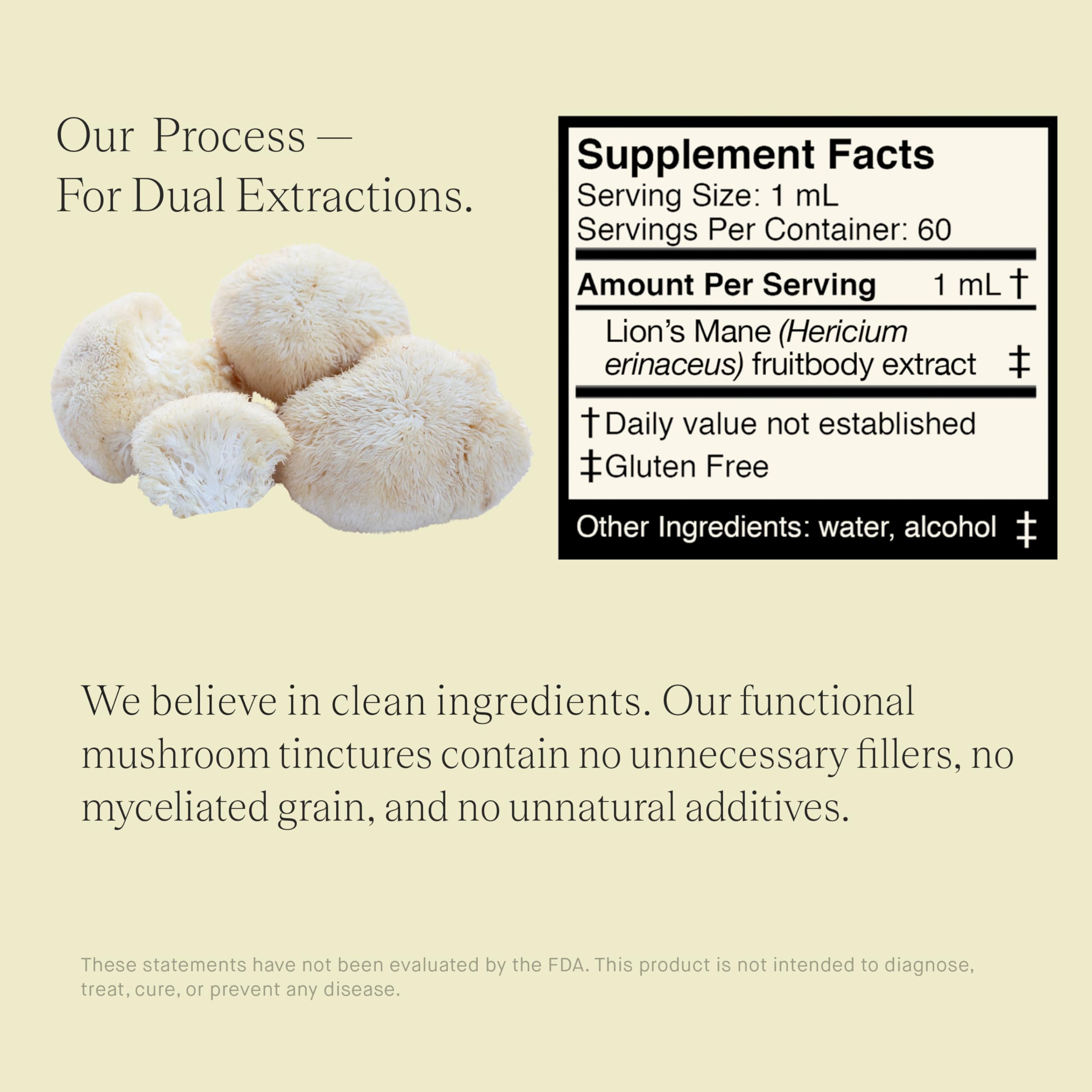 UPHORIC URTH Lions Mane Extract: gotas en agua, absorción rápida.