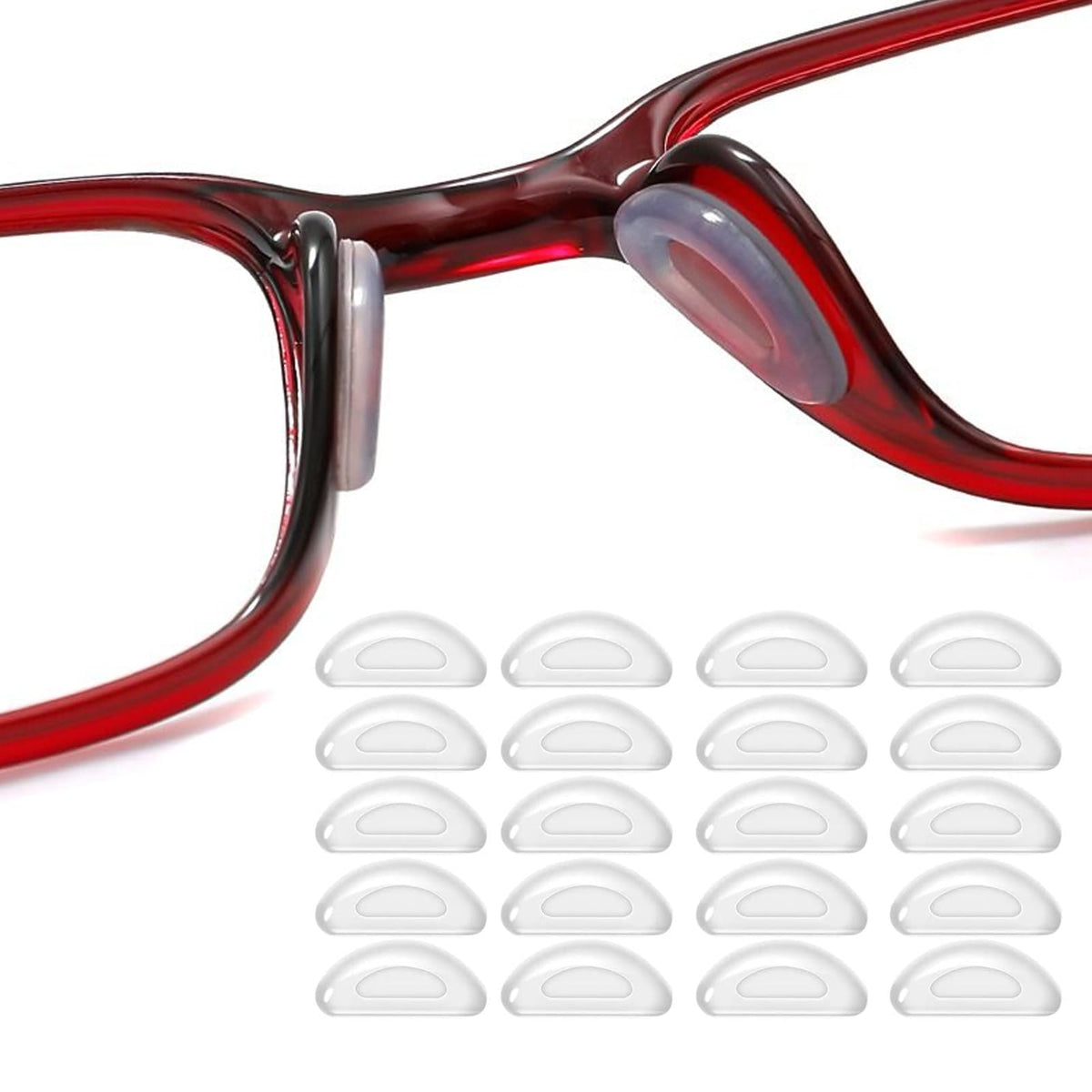 Almohadillas UPIONIC forma-D ofrecen mayor agarre y comodidad al llevar gafas.