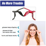 Almohadillas UPIONIC de silicona suave, compatibles con gafas de lectura y sol.