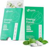 UPLIFE Energía y Enfoque Menta: paquete de chicles de menta para energía sostenible