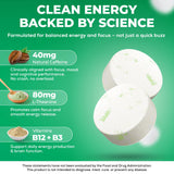 UPLIFE Energía y Enfoque Menta: pieza individual para masticar en cualquier momento