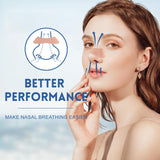 UPMOSTEK tiras nasales, diseño mariposa facilita apertura nasal para dormir mejor.