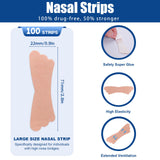 UPMOSTEK tiras nasales, tamaño universal 71x22 mm para la mayoría.