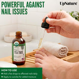 UpNature Aceite de árbol de té para cuero cabelludo y piel