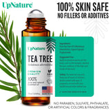 UpNature aceite de árbol de té para cuidado facial puntual.