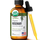 UpNature Aceite de Romero Orgánico en botella para uso diario.