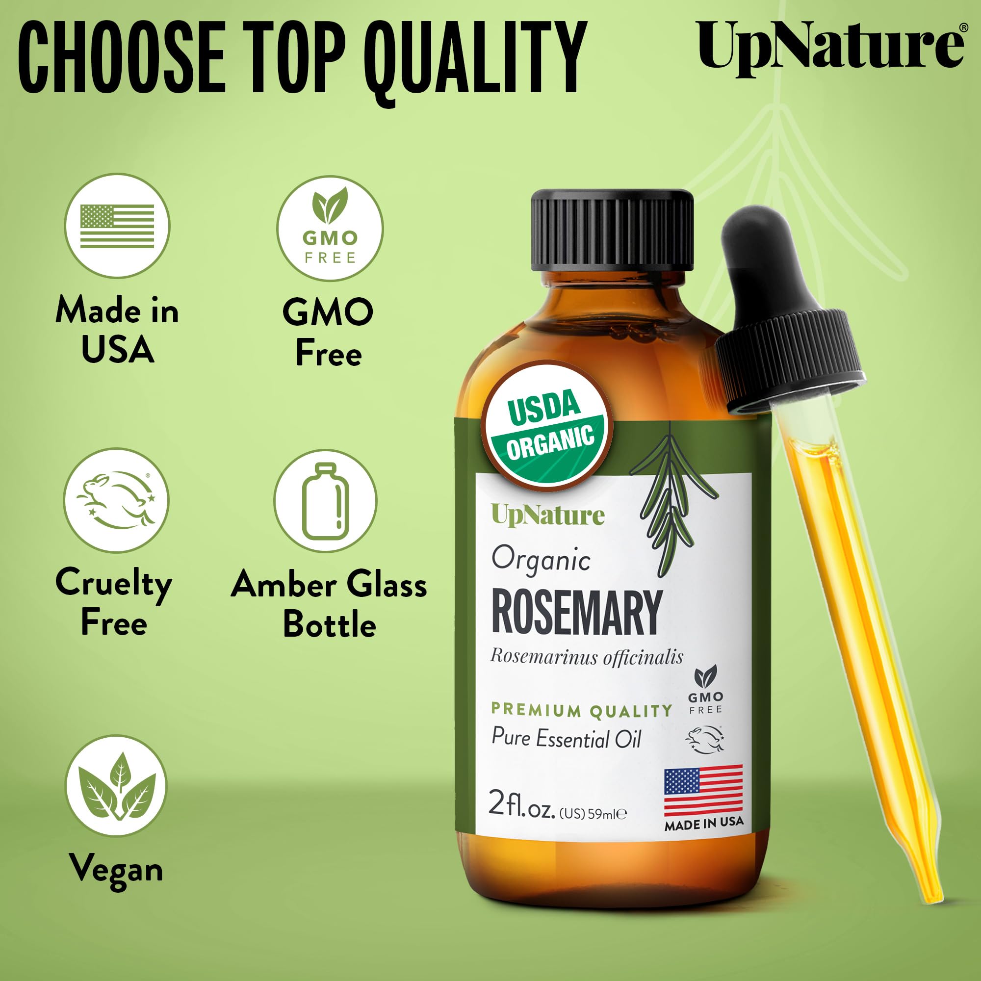 UpNature Envase en EE. UU. listo para uso externo.