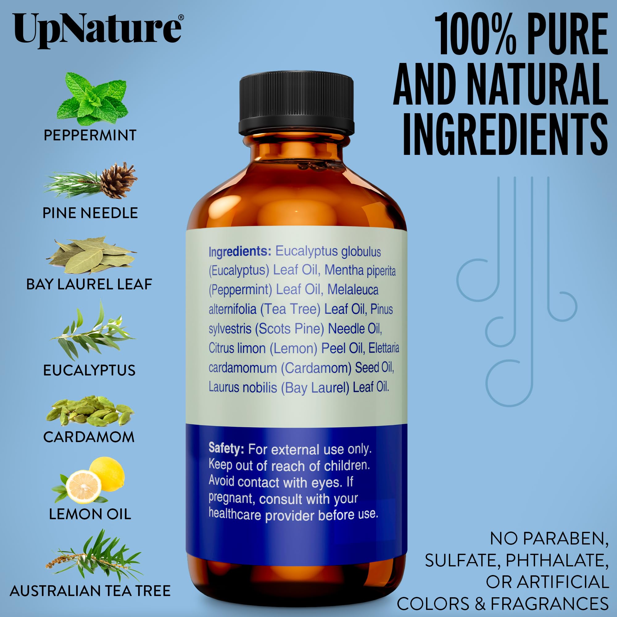 UpNature Breathe aroma suave para un ambiente calmado y agradable.