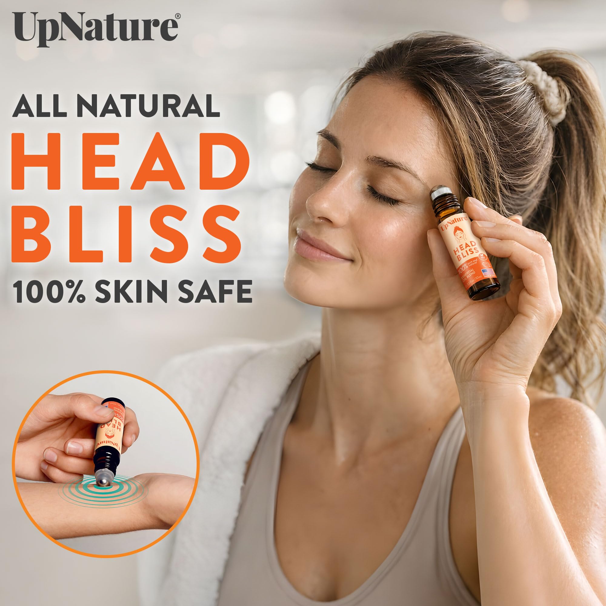 Lavanda y menta en Head Bliss para aromaterapia relajante y calmante.
