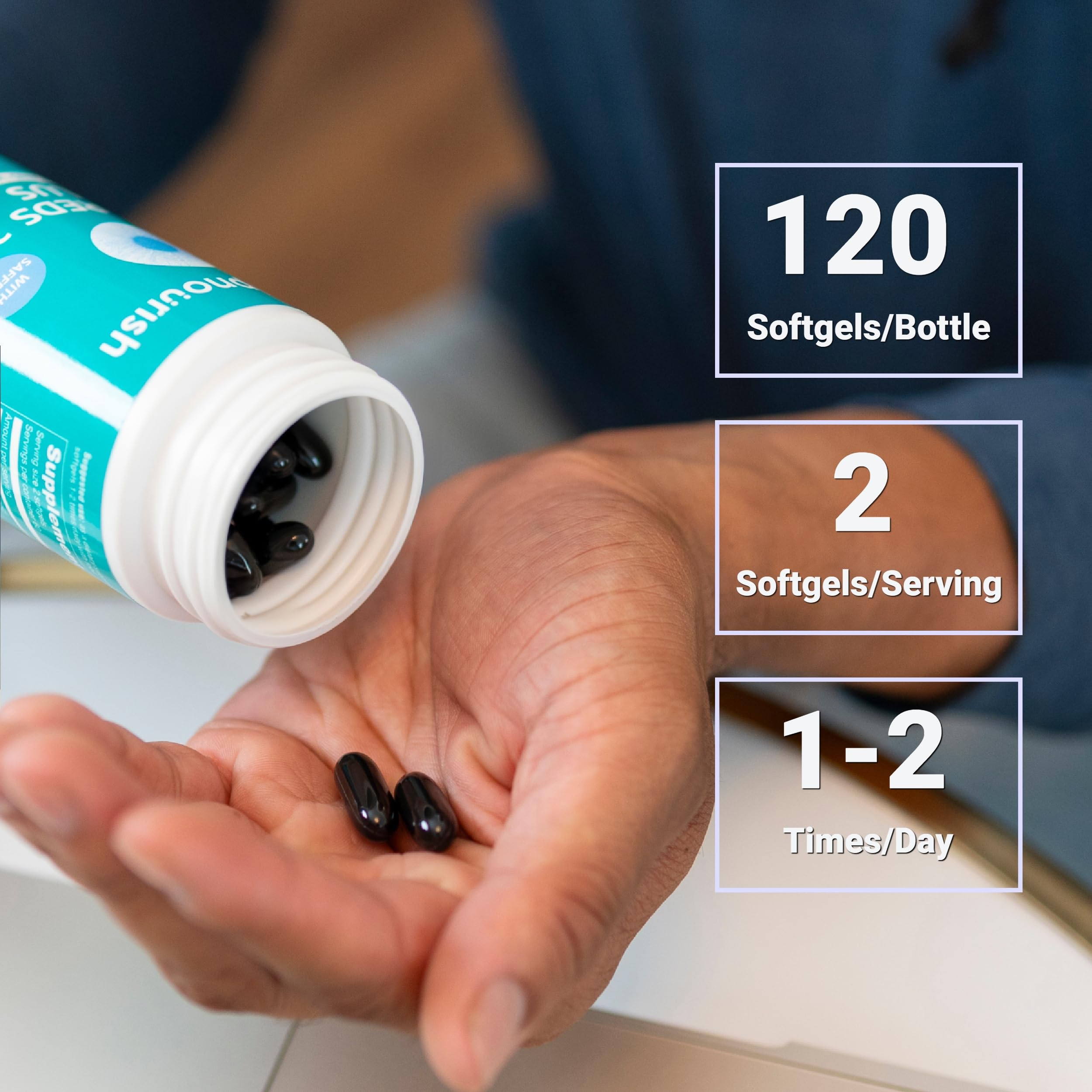 UpNourish AREDS 2 Plus aceite de limón para digestión suave.