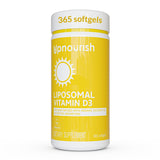 Botella UpNourish Liposomal D3, aporte diario para huesos y defensas