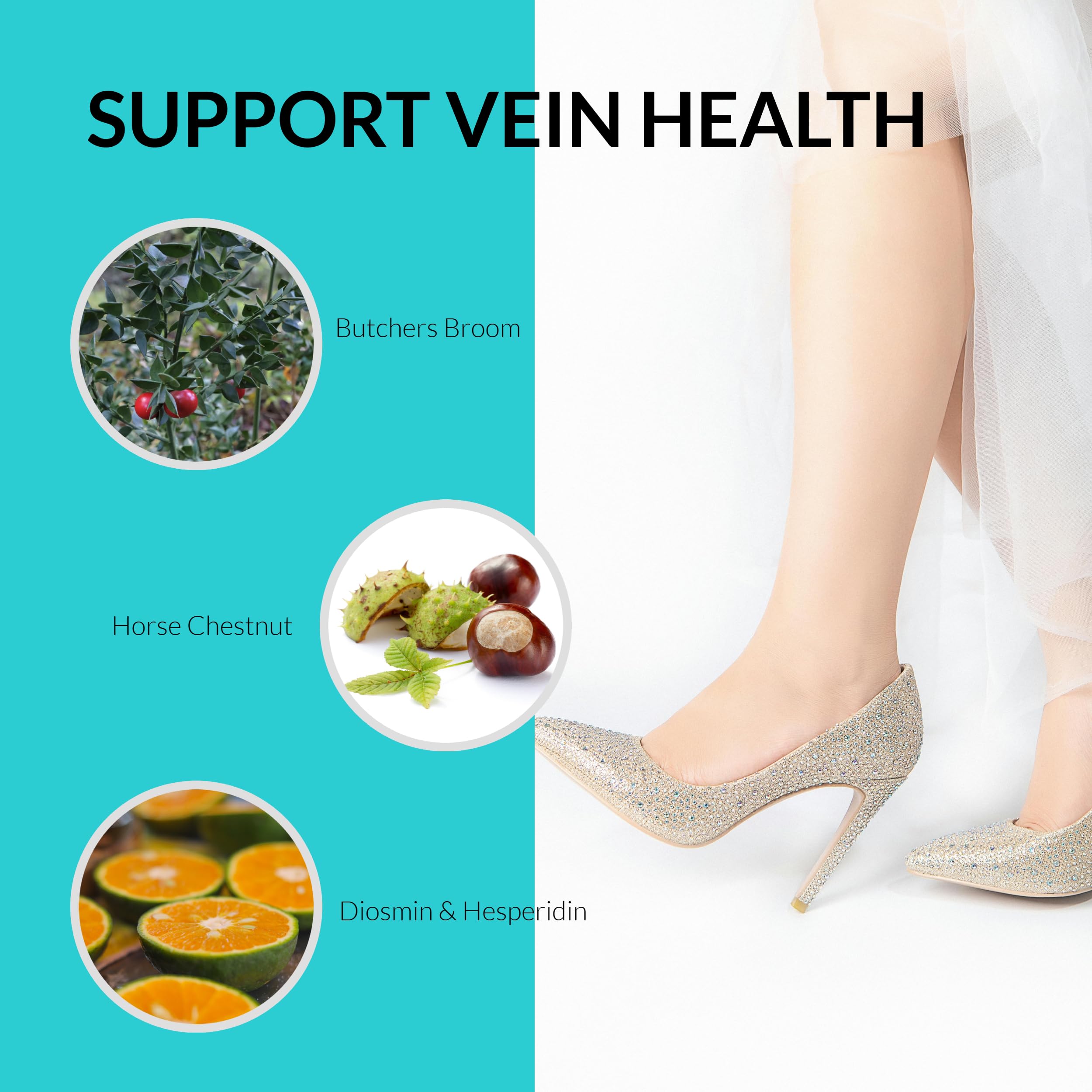 UpNourish castaño de indias para fortalecer capilares.