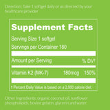 UpNourish dosis diaria K2 MK7 liposomal para bienestar óseo