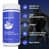 UpNourish magnesio glicinato cápsulas veganas en blíster