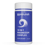 UpNourish Magnesium 10 en 1: botella elegante para soporte diario de músculos