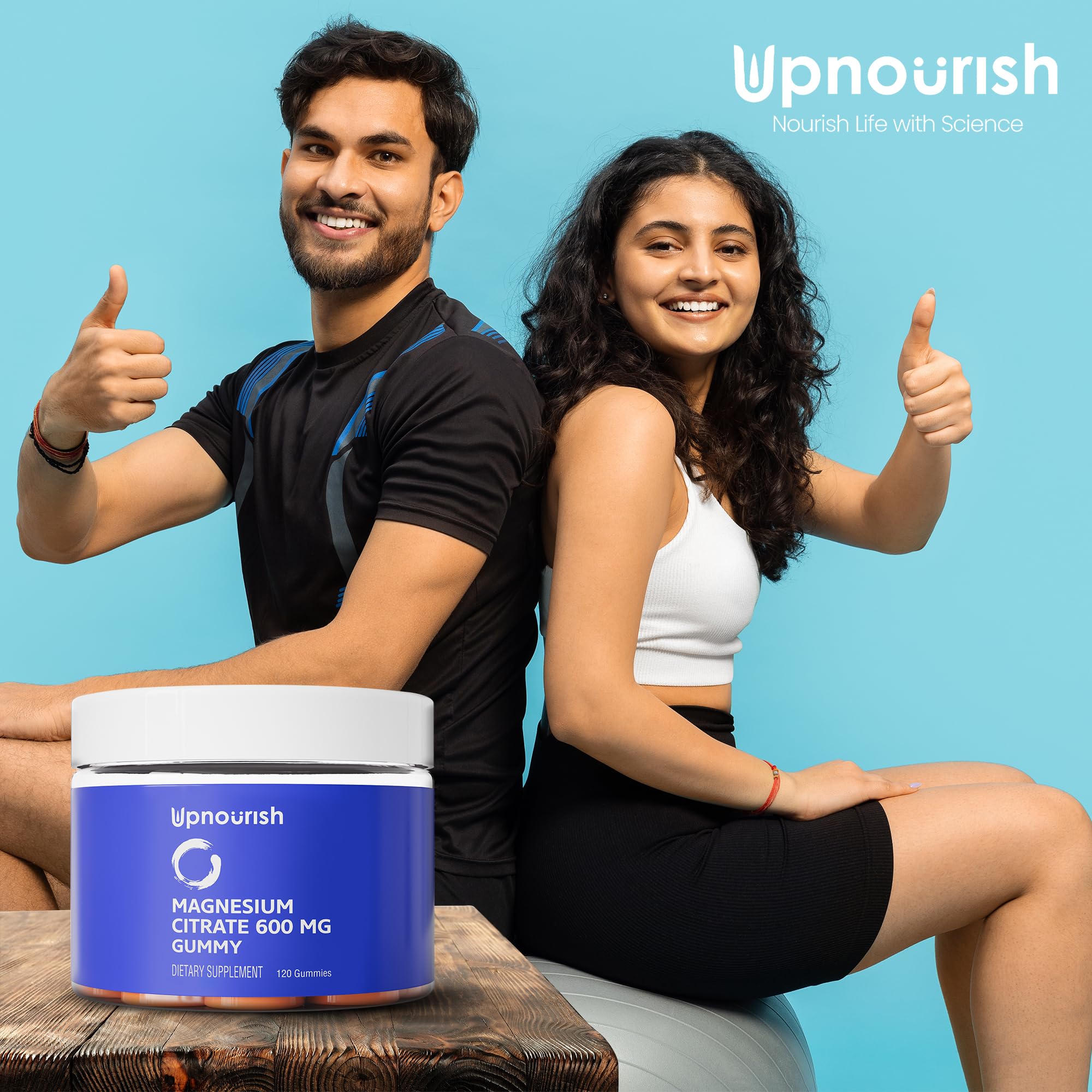 UpNourish gomitas etiqueta-del-producto: datos claros para uso consciente.