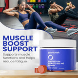 UpNourish gomitas, primer plano, textura suave y sabor cítrico.