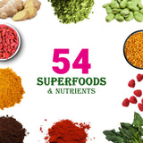 UpNourish ingredientes 54 superfoods para batidos nutritivos