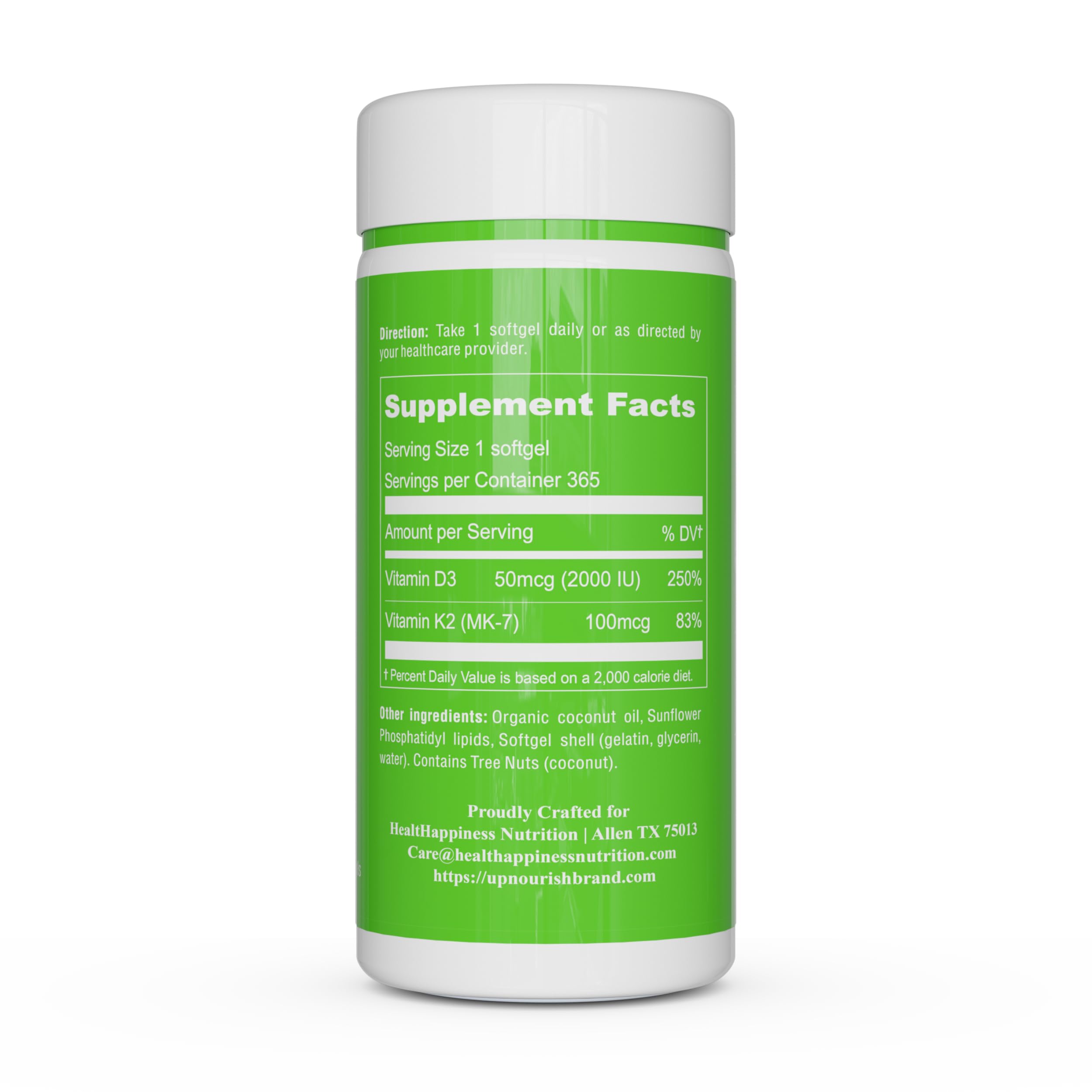 Rutina diaria con UpNourish para apoyar hábitos de suplementación.