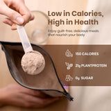 UpNourish libre de lácteos, detalle de envase, opción para dietas