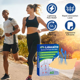 Caja de parches Uposiut lidocaína 4%, 12 horas de alivio posible