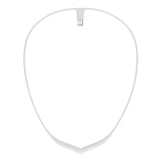 Upright GO collar blanco con diseño ergonómico para uso diario.