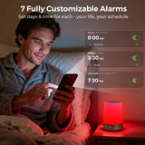 Luz nocturna suave de Uptimus para crear ambiente relajante.