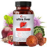 UpWellness Ultra Liver frasco de cápsulas para apoyo hepático diario