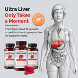 UpWellness Ultra Liver detalle de ingredientes clave en la etiqueta