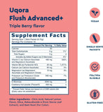 Sobre para disolver de Uqora Flush Advanced+, fácil de disolver en agua