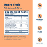 Uqora Flush sabor Pink Lemonade, experiencia agradable durante la rutina diaria.