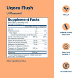Uqora Flush sobre sin sabor, opción neutral para cualquier momento.