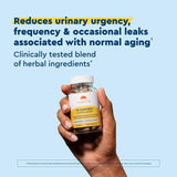 Uqora In Control bottle top showing easy-to-use daily capsules.