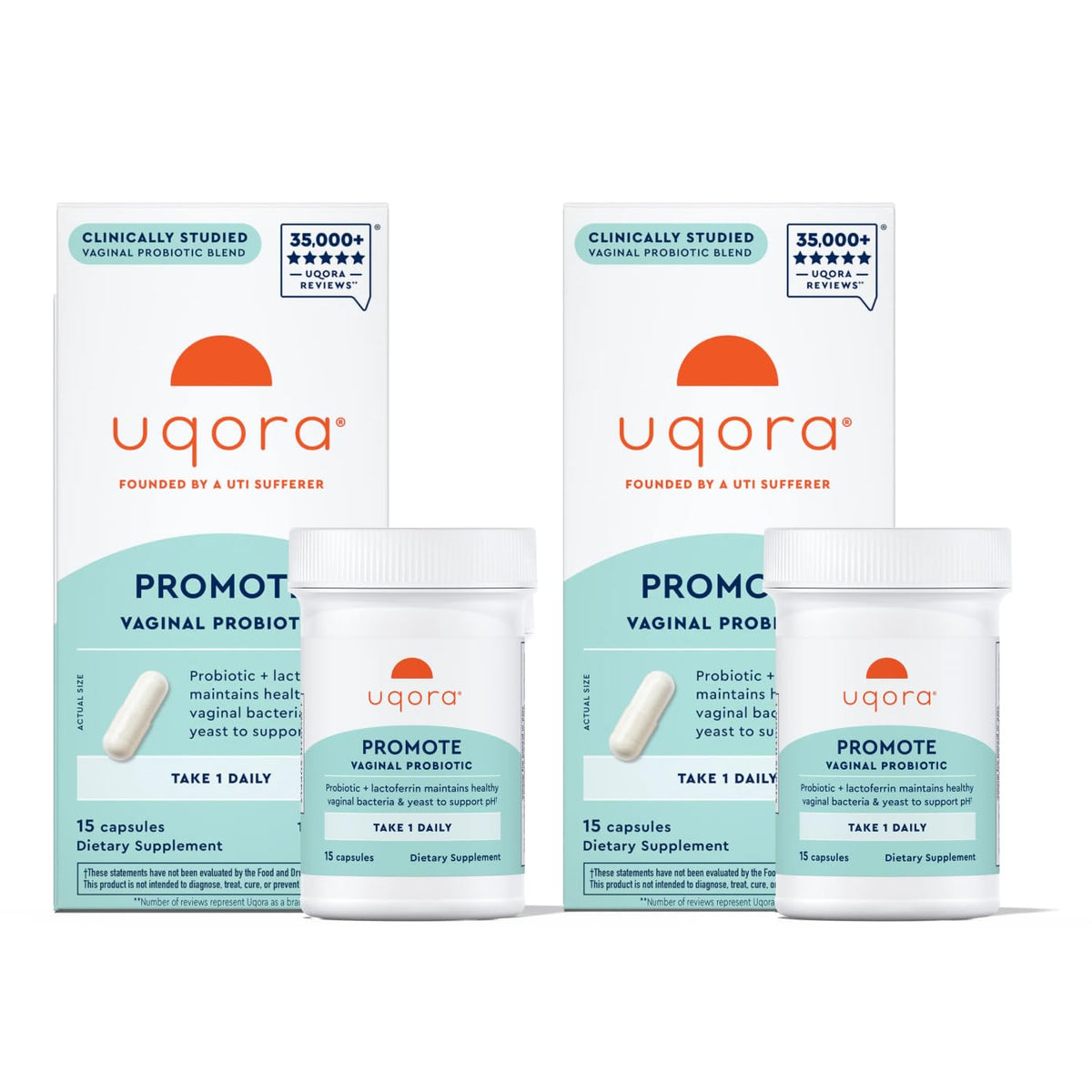 Promote de Uqora: botella lista para uso diario y cuidado vaginal