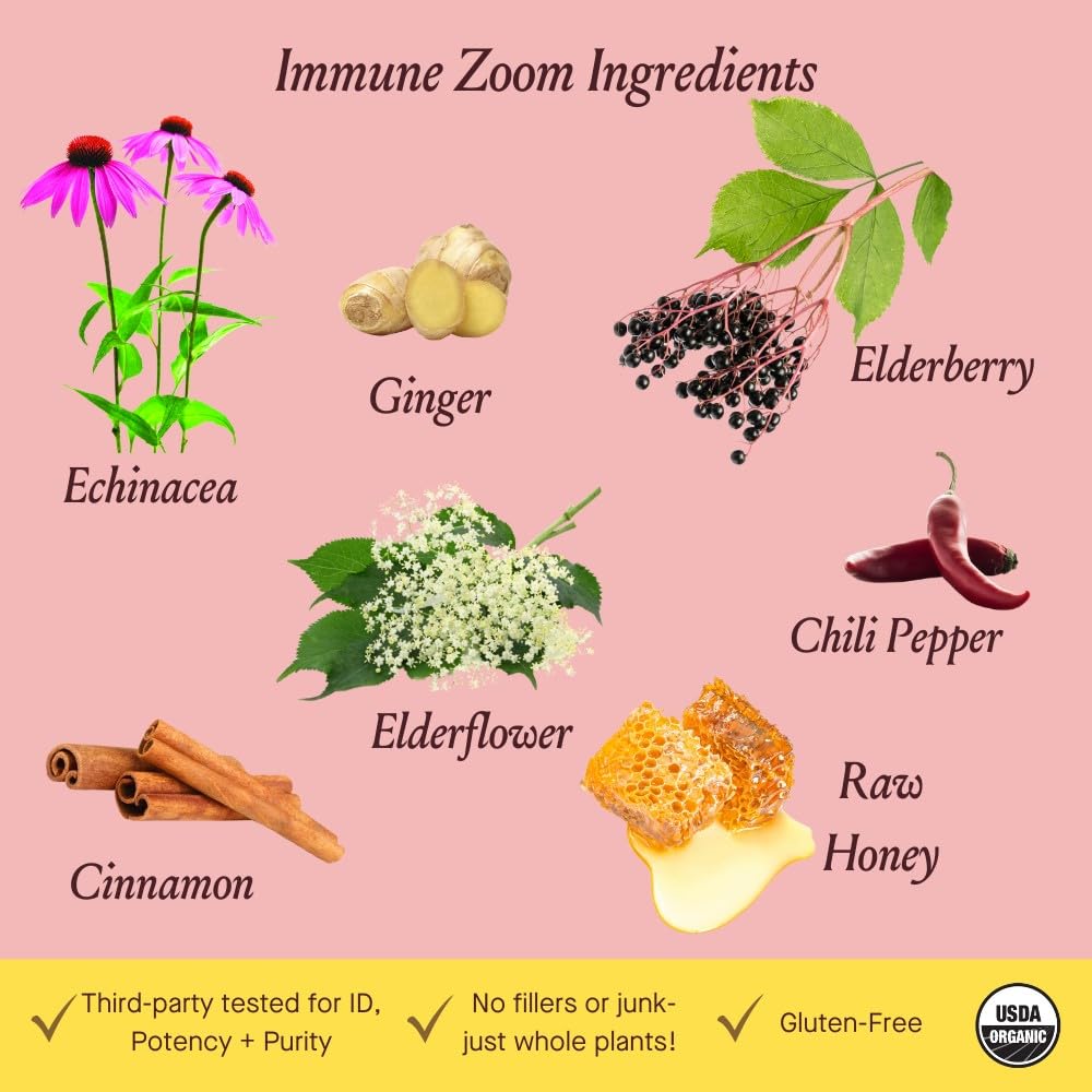 Urban Moonshine Immune Zoom – saúco y echinácea para defensa natural.
