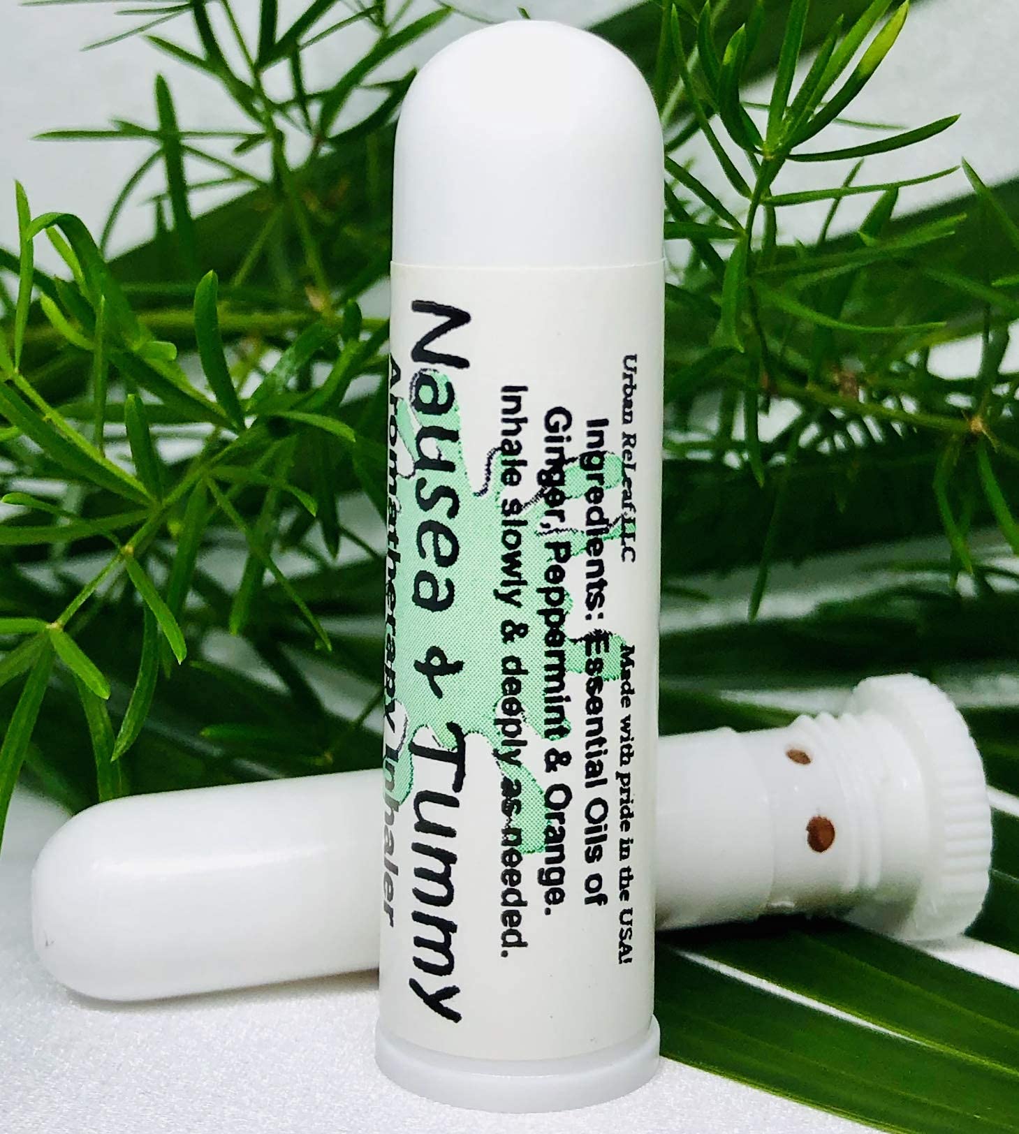 Inhalador portátil Urban ReLeaf, diseño compacto para retoques rápidos.