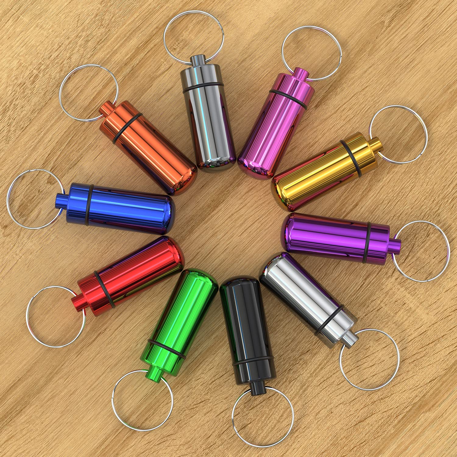 Urekt uso-multiplo-varios-objetos, almacena píldoras, joyería o especias.