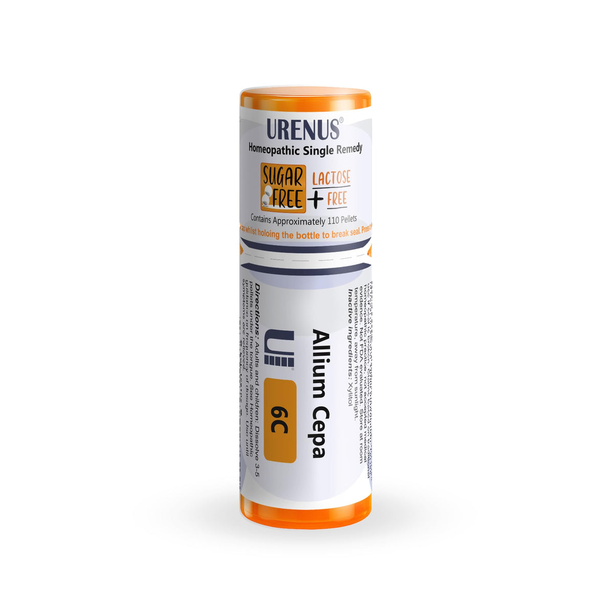 Urenus Allium Cepa 6C: botella con dispensador de dosis única para higiene y precisión.