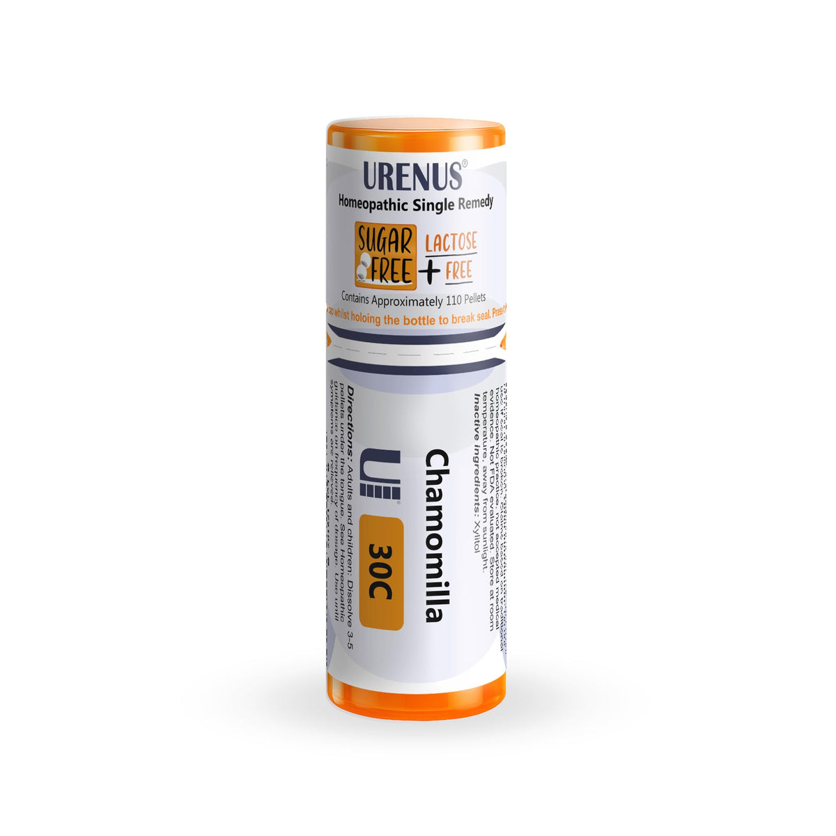 Urenus Chamomilla, perlas dispensador único para dosis precisa.