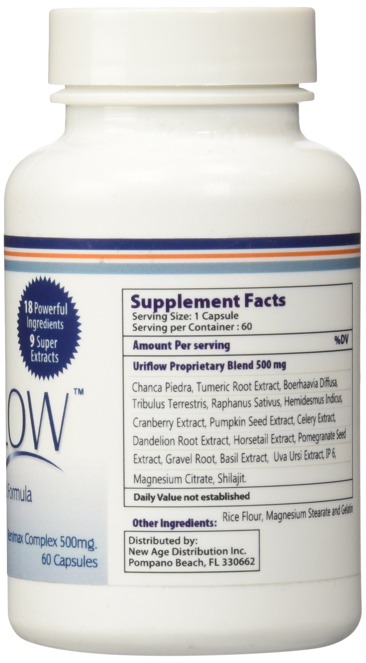 Uriflow Renimax 500 mg, cápsulas para apoyo renal de alta potencia.