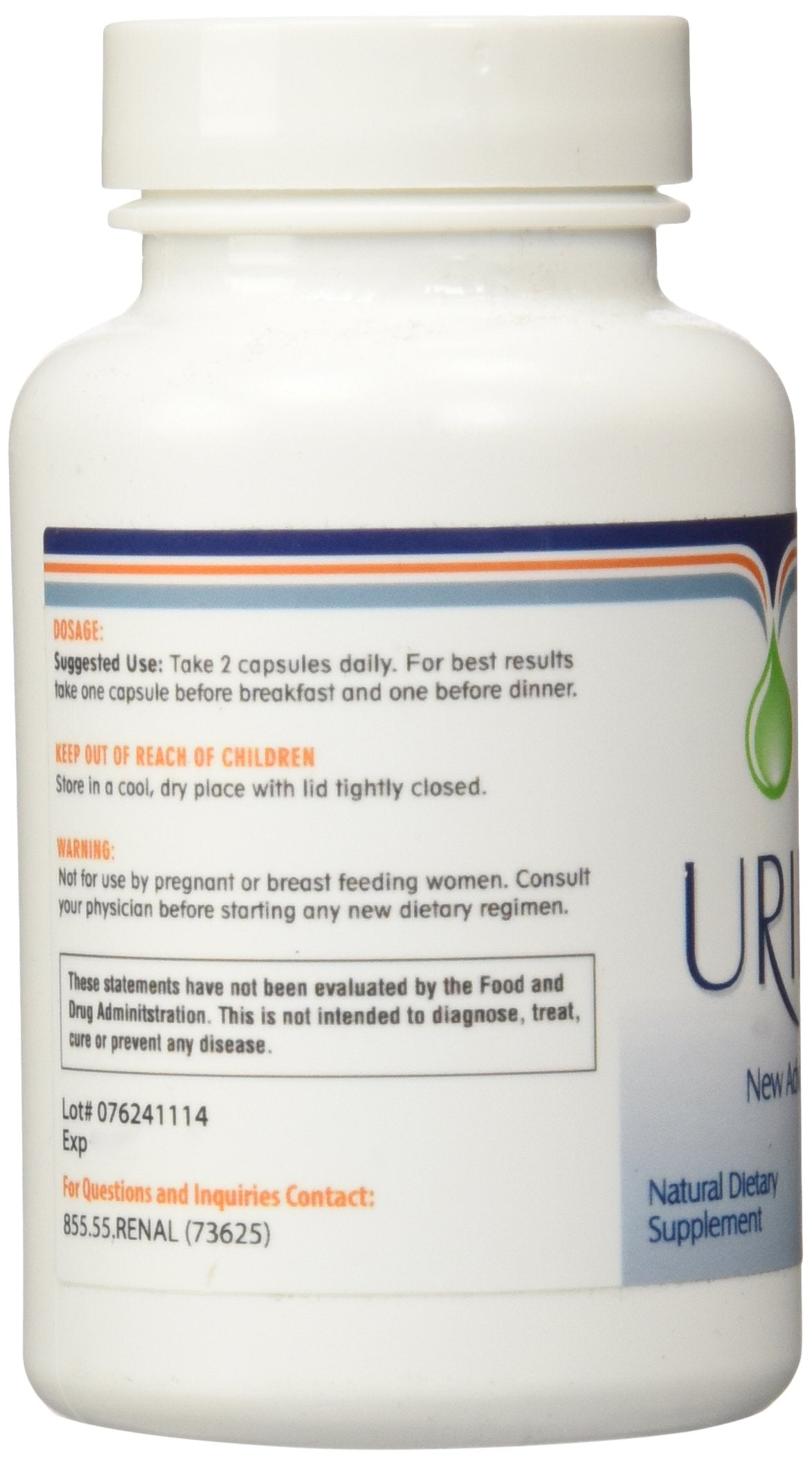 Uriflow suplemento para cálculos renales, posible apoyo a la salud renal.