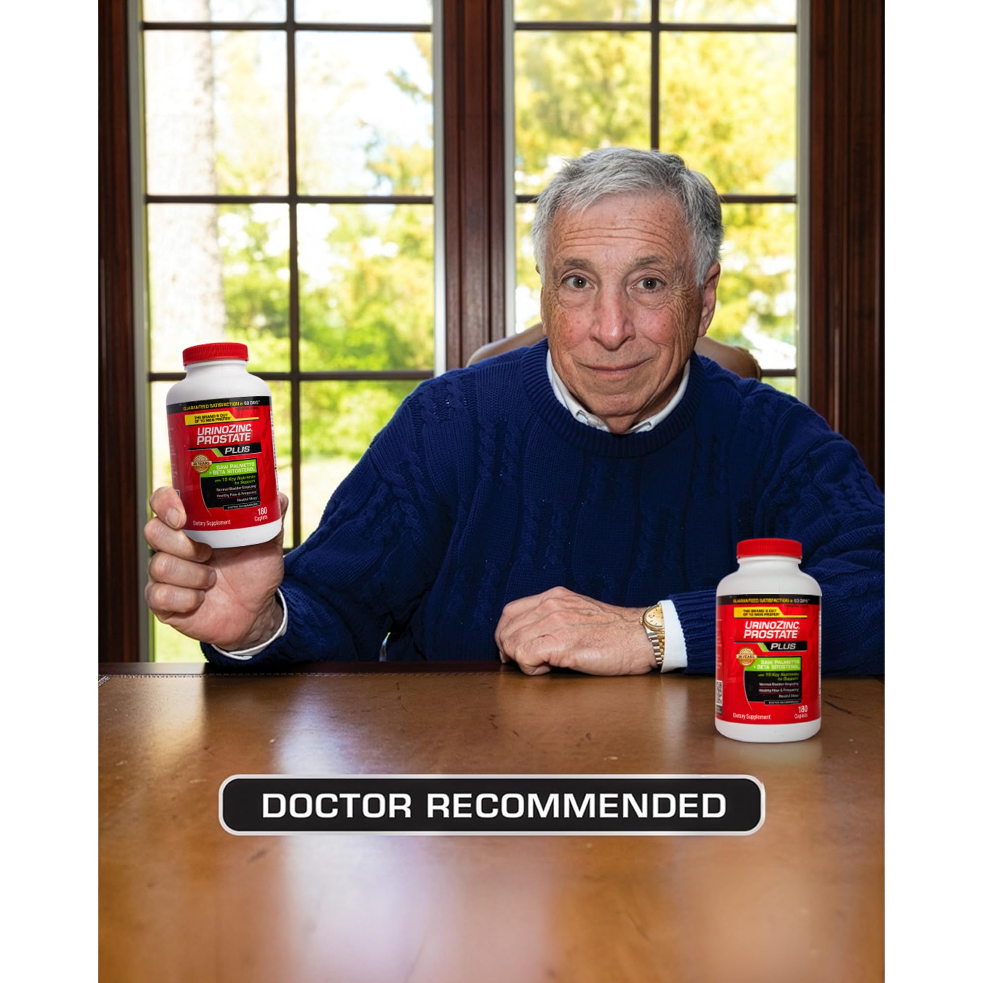 Urinozinc Plus, ingredientes clave en lista para la fórmula.
