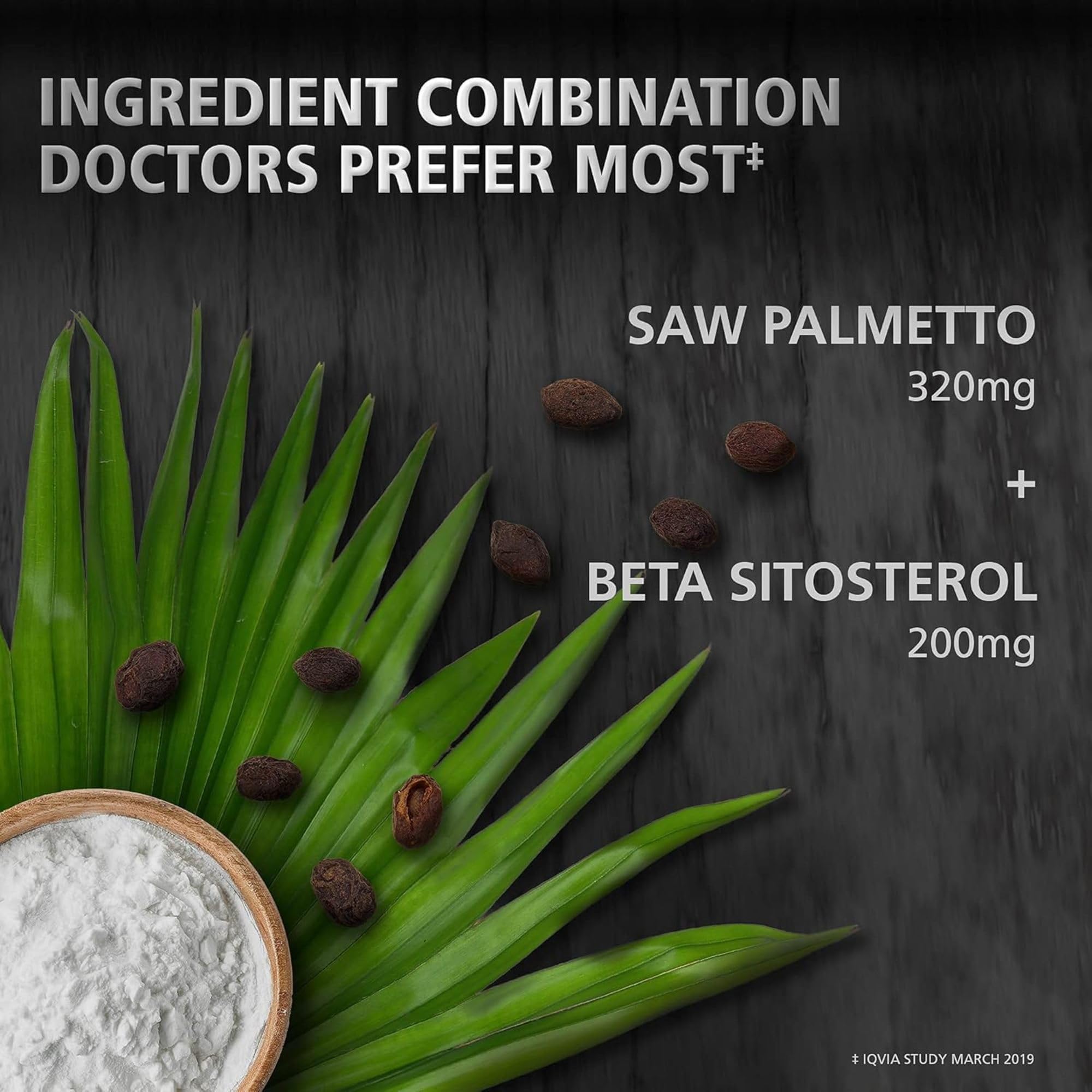 Urinozinc Plus, fruto de sabal palmetto para la salud prostática.