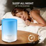 URPOWER difusor 300ml con luz nocturna de 7 colores para relajación