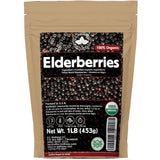 U.S. Wellness Naturals bayas de saúco secas en bolsa de 1 lb para cocina