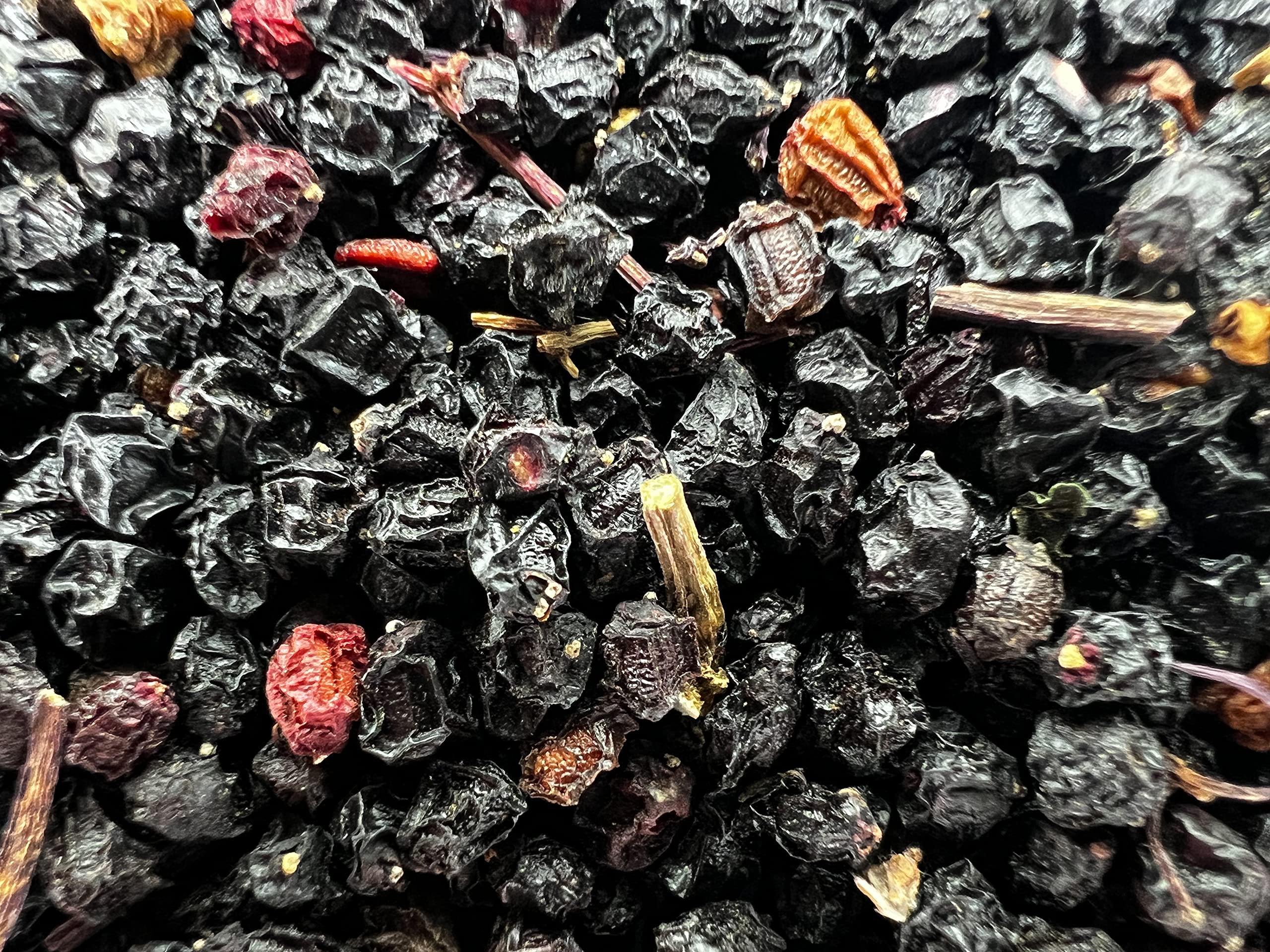 U.S. Wellness Naturals bayas de saúco secas listas para preparar jarabe casero
